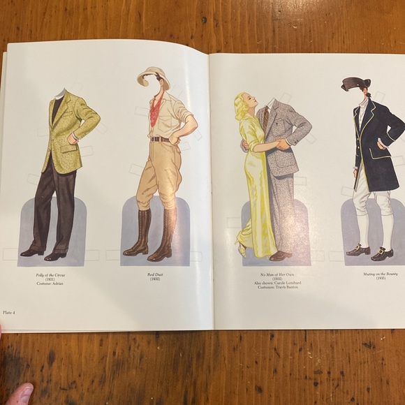 Vintage Clark Gable paper doll book Gone With the Wind Tom Tierney - Picture 6 of 12
